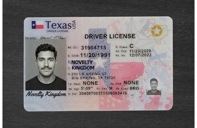 Texas Fake ID (2025 version)
