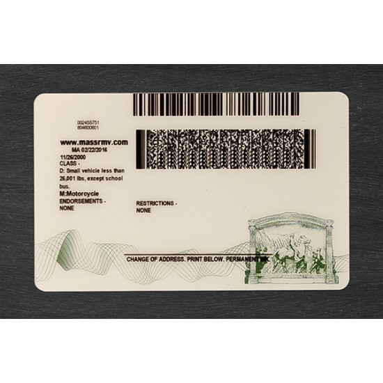 Massachusetts Fake ID