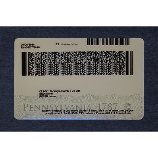 Pennsylvania Fake ID