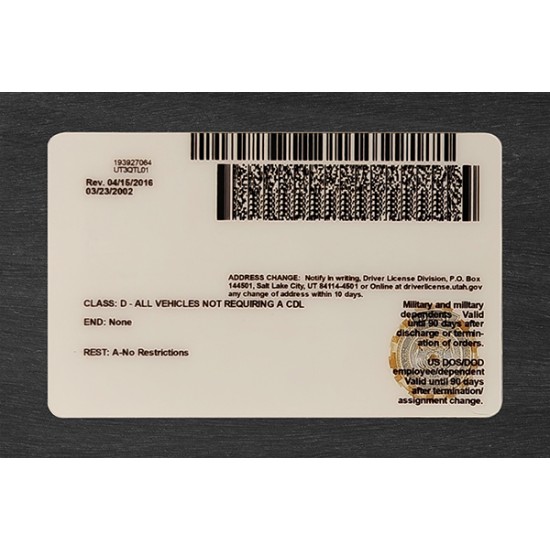 Utah Fake ID